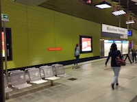 Munich subway station